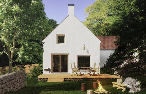 domek v CHKO a PZ Karlštejn